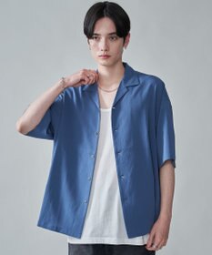 WEGO クレープオープンカラーシャツ（SS）