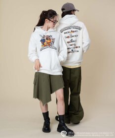 WEGO 【ユニセックス着用ITEM/裏起毛】LOONEYTUNESグラフィックプルオーバー
