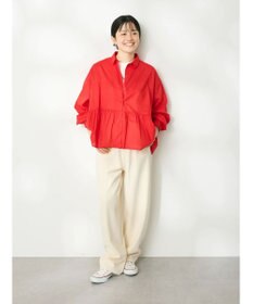 CRAFT STANDARD BOUTIQUE ペプラムブラウス（長袖）