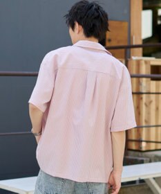 WEGO クロップドSSサッカーストライプシャツ