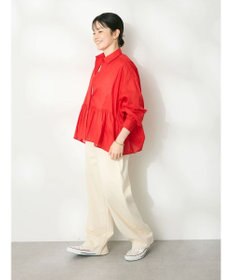 CRAFT STANDARD BOUTIQUE ペプラムブラウス（長袖）