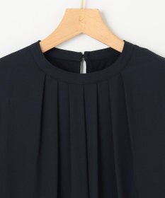 組曲 【WEB限定】ジョーゼットシフォン タックブラウス