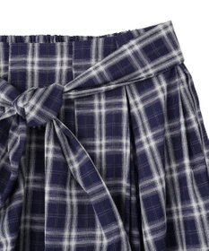 earth music&ecology イレヘムチェックシャツライクスカート