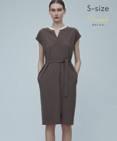 BEIGE， 【S-size】CINDY / Vネックワンピース