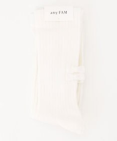 ANY KIDS タイツ（リブ×リボン）