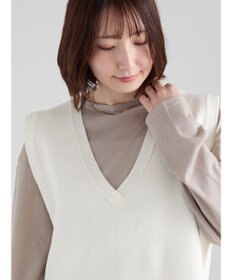 Te chichi 【雑誌掲載アイテム】シルケット天竺クルーネックロンT《2026 spring catalog item》