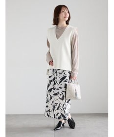 Te chichi 【雑誌掲載アイテム】シルケット天竺クルーネックロンT《2026 spring catalog item》