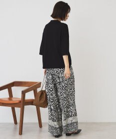 AMERICAN HOLIC 襟付き5分袖ニットカーディガン
