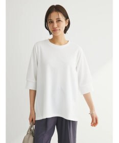 Green Parks ぽこぽこ７分袖カットプルオーバー