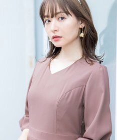 Tiaclasse L 【洗える】大人の洗練ドレープワンピース