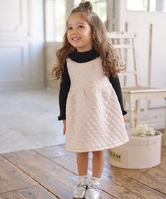 組曲 KIDS 【80-100cm】キルトジャガード ジャンスカ