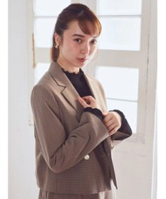 earth music&ecology ショートテーラードジャケット