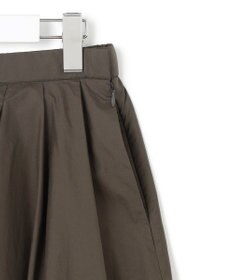 23区 L 【洗える】ナイロンコットンポプリン タック スカート