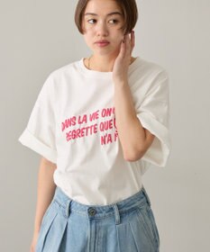 AMERICAN HOLIC 発泡プリントTシャツ
