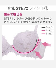BRADELIS New York 【BRADELIS New York/ 育乳補整ブラ・STEP2 寄せる】ベルステップ2ブラ26S2