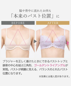 BRADELIS New York 【BRADELIS New York/ 育乳補整ブラ・STEP2 寄せる】ベルステップ2ブラ26S2