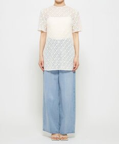 uncrave ジオメトリックレース ブラウス