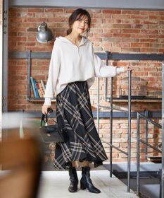 ANY 【洗える】スウェットライクフーディ