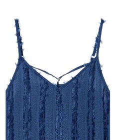 Green Parks フェザージャガードキャミワンピース