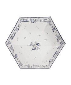 MOONBAT DAKS(ダックス) 晴雨兼用日傘 折りたたみ傘 街並み フワクール生地使用