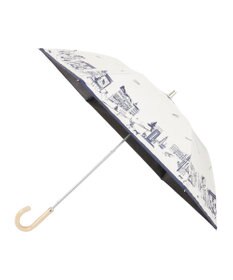 MOONBAT DAKS(ダックス) 晴雨兼用日傘 折りたたみ傘 街並み フワクール生地使用