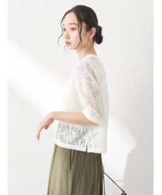 earth music&ecology レースプルオーバー