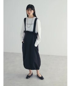 Green Parks armonia. サスペンダー付きスカート