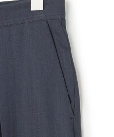 ICB 【洗える】 ドレープスラブデニム ワイドパンツ