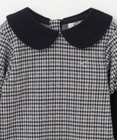 組曲 KIDS 【110-140㎝】チェックジャガード トレーナー