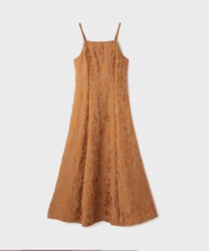 GRACE CONTINENTAL リーフジャガードキャミワンピース
