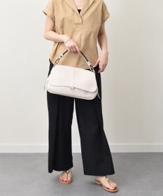 INTER-CHAUSSURES 【LORISTELLA】レザーフラップハンドバッグ