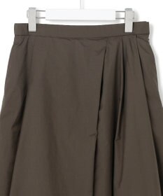 23区 L 【洗える】ナイロンコットンポプリン タック スカート