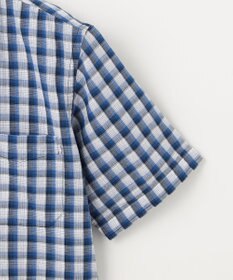 JOSEPH ABBOUD 【サスティナブル】リヨセルリネンチェック 半袖シャツ