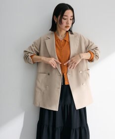 Green Parks 衿つきメッシュニットプルオーバー