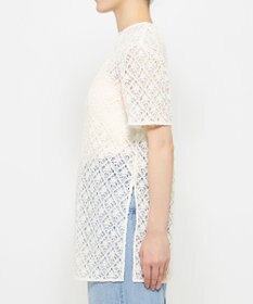 uncrave ジオメトリックレース ブラウス