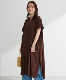 Green Parks 半袖シアースキッパーシャツワンピース