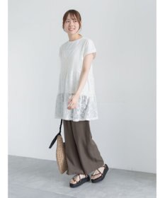 Te chichi 前後2WAYレースレイヤードチュニックベスト
