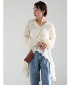 Te chichi イレギュラーヘムチュニックブラウス