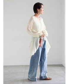 Te chichi イレギュラーヘムチュニックブラウス