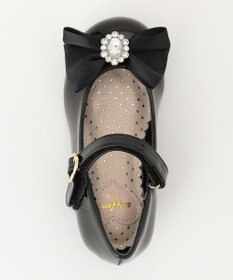 ANY KIDS エナメルヒールパンプス