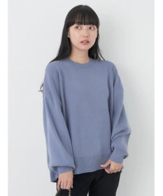 earth music&ecology アンチピリングバックスリットプルオーバー