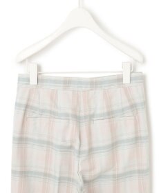 ICB 【洗える】TRドビーチェック ストレートパンツ