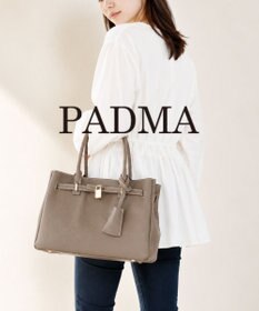 style code 【PADMA/パドマ】 キーチャーム付 本革ベルトデザインハンドバッグ