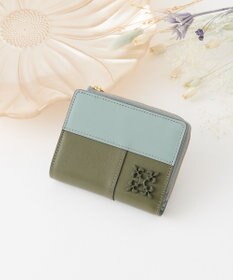 russet 【2025AW新作】パッチワークハーフウォレット(SO-430)