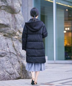 Tiaclasse ファイバーダウン×ダンボール異素材ロングコート