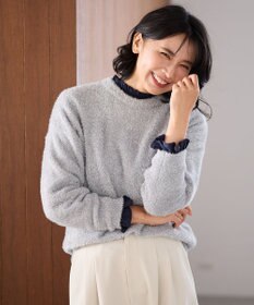 ANY シャイニーニットプルオーバー