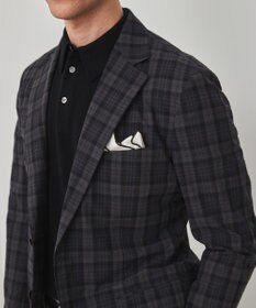 GOTAIRIKU 【洗える】イタリア糸 セットインニットポロ