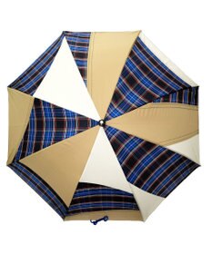 +RING 【限定/日本製】UNISEX  プラスリング 長傘60cm BGE/CHK SR21