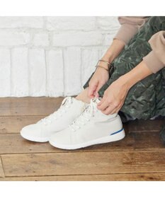 ing <ing>晴雨兼用ハイカットスニーカー