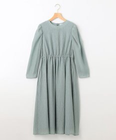 組曲 シャーリングライクシフォン ワンピース